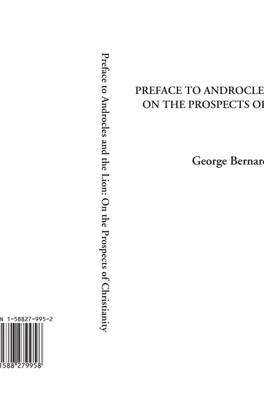Preface to Androcles and the Lion: On the Prospects of Christianity - Image 1