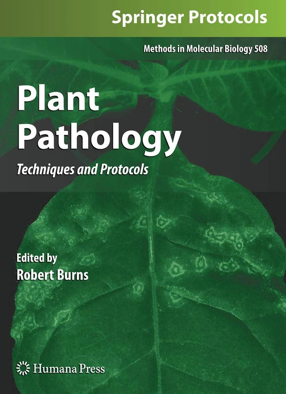 Humana Plant Pathology: Techniques and Protocols 508 Book