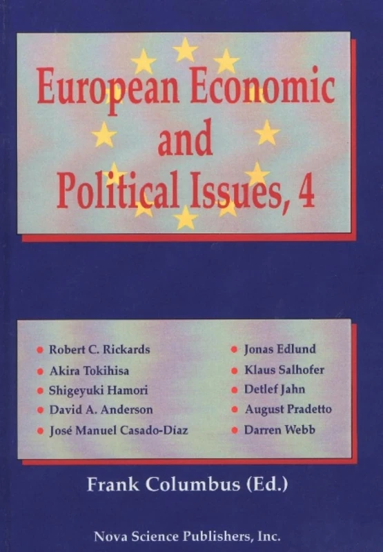 European Economic and Political Issues: v.4: Vol 4 (European Economic & Political Issues)