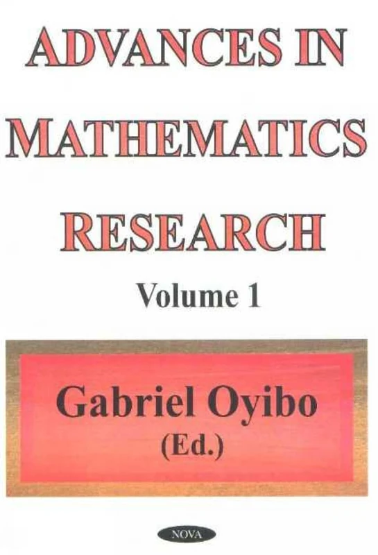 Advances in Mathematics Research: v. 1: Vol 1: Volume 1