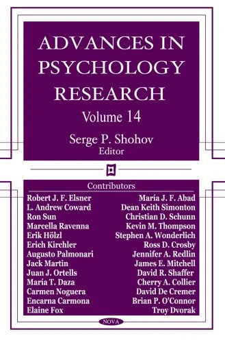 Advances in Psychology Research: Volume 14
