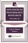 Advances in Psychology Research: Volume 15