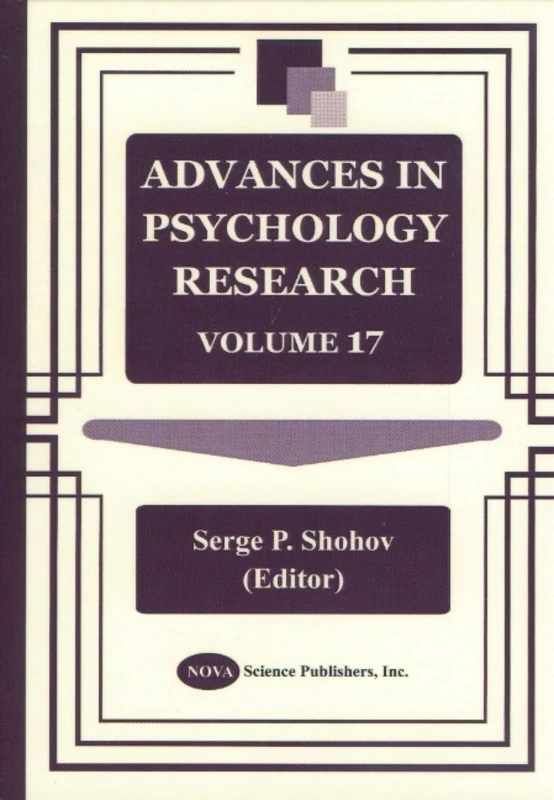 Advances in Psychology Research: v. 17: Volume 17