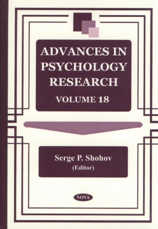 Advances in Psychology Research: v. 18: Volume 18