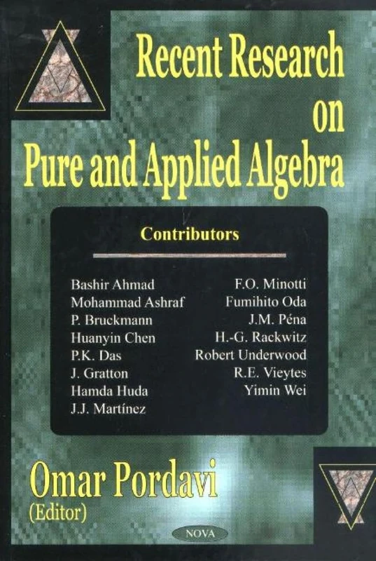 Recent Research on Pure and Applied Algebra