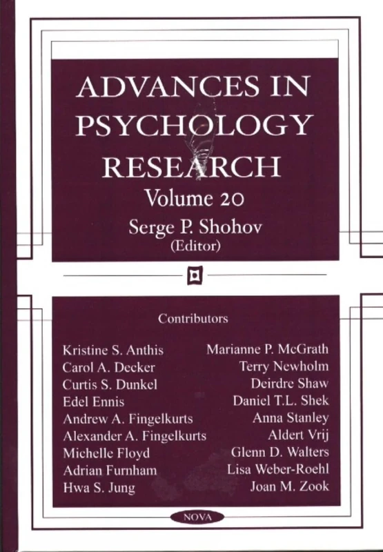 Advances in Psychology Research: v. 20: Volume 20