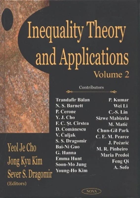 Inequality Theory and Applications: Vol 2: Volume 2