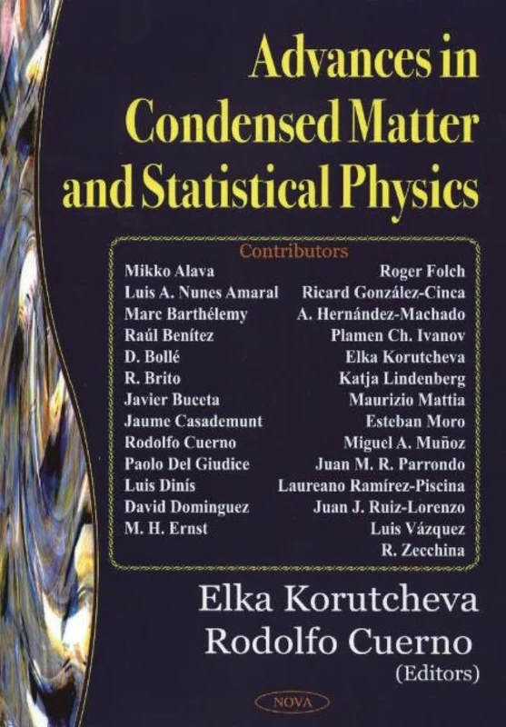 Advances in Condensed Matter and Statistical Physics