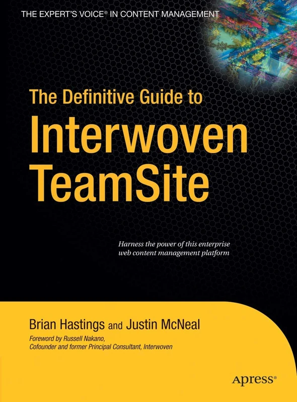 The Definitive Guide to Interwoven TeamSite (Definitive Guides (Hardcover)) - Image 1