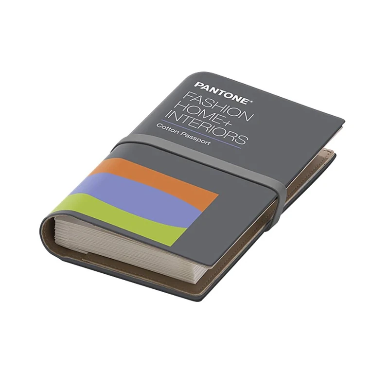 Pantone FHIC200A Cotton Passport - Single Value Cotton Colour Reference in a Portable, Folio-Style Accordion Format, Featuring a White mask for More Accurate Colour Evaluation