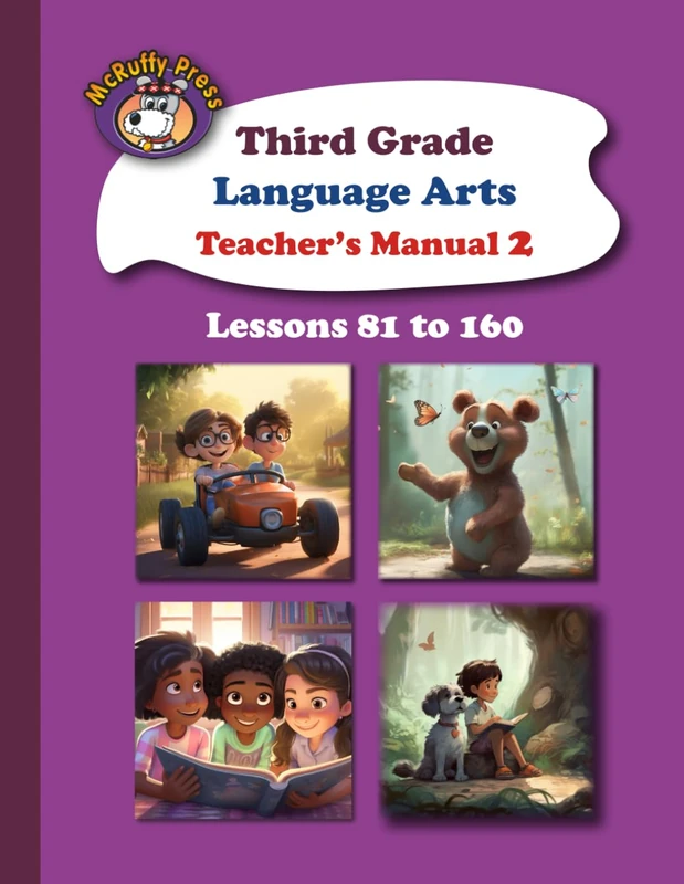 McRuffy Press Third Grade Language Arts Teacher's Manual Part 2: Lessons 81 to 160 - Image 1