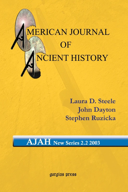 American Journal of Ancient History (New Series 2.2, 2003 [2007]): 2.2