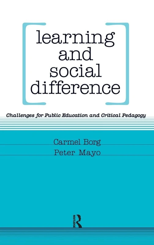 Routledge Learning and Social Difference - Education Book
