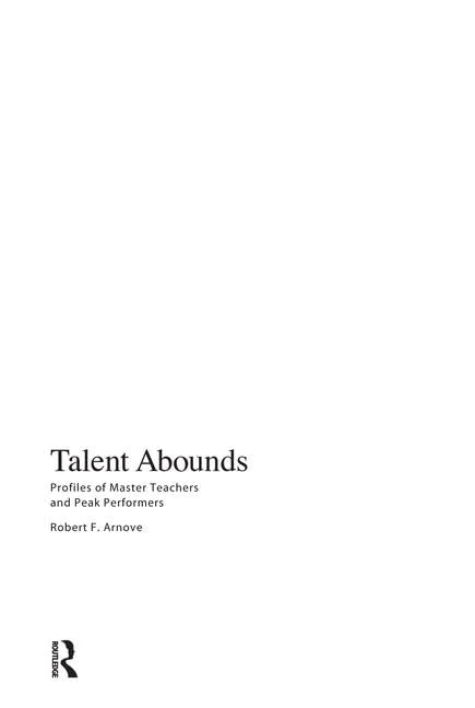 Talent Abounds - Routledge Profiles of Master Teachers - Image 1