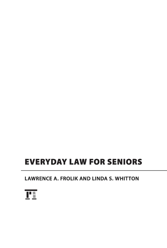 Everyday Law for Seniors (Everyday Law Series)