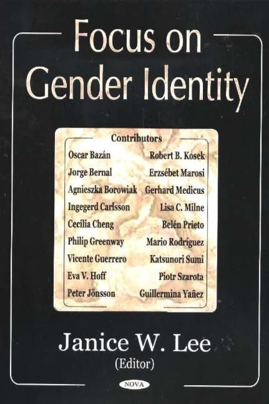 Focus on Gender Identity - Nova Science Publishers Book