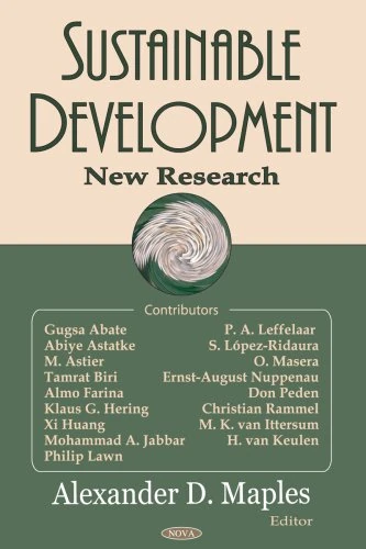 Sustainable Development: New Research - Nova Science Publishers
