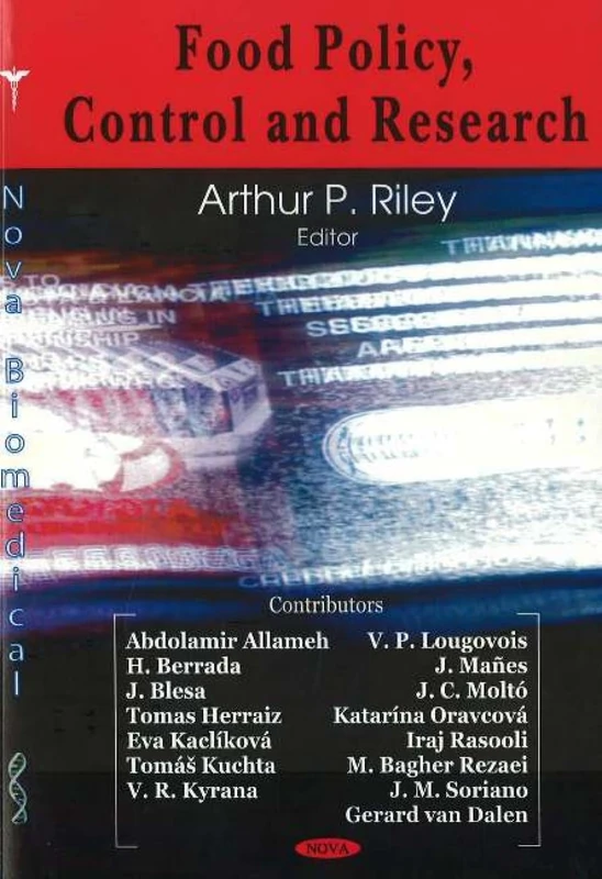 Food Policy, Control and Research