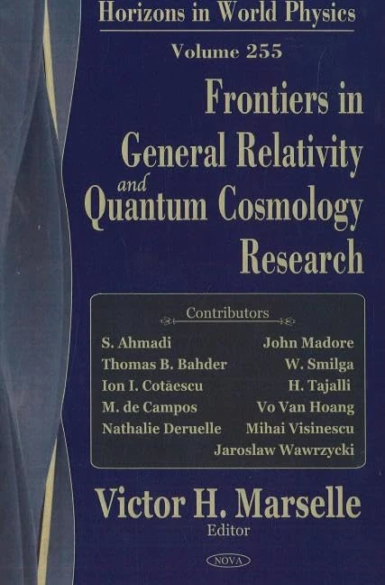 Frontiers in General Relativity and Quantum Cosmology Research