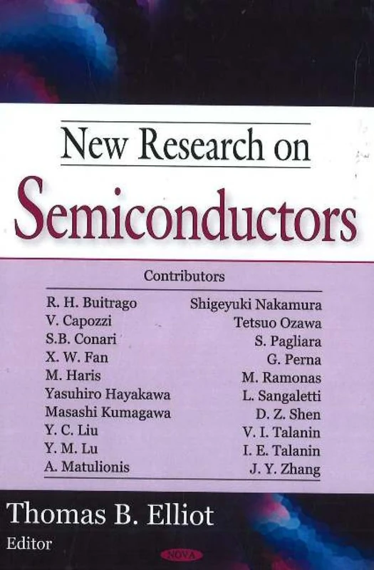 New Research on Semiconductors - Nova Science Publishers Inc