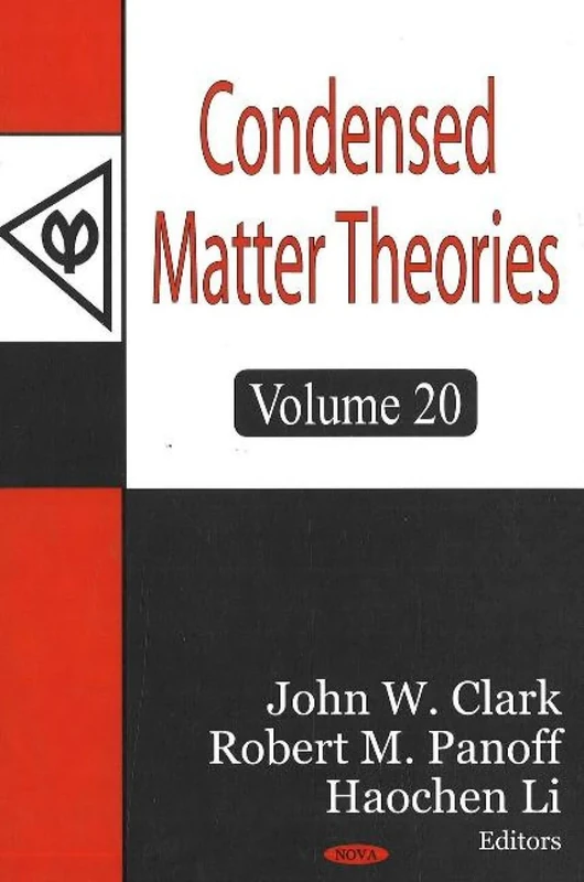 Condensed Matter Theories: 20: v. 20