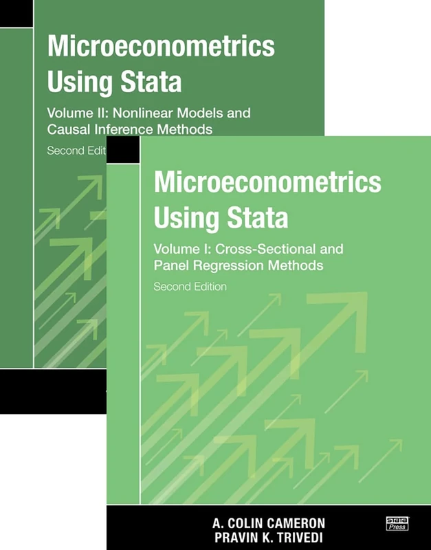 Microeconometrics Using Stata, Second Edition, Volumes I and II: Cross-sectional and Panel Regression Methods / Nonlinear Models and Causal Inference Methods: 1-2