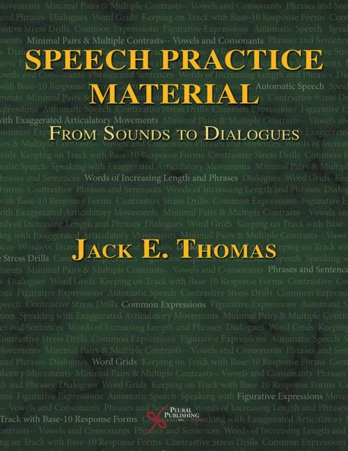 A Clinician's Manual of Speech Practice Material: From Sound to Dialogues