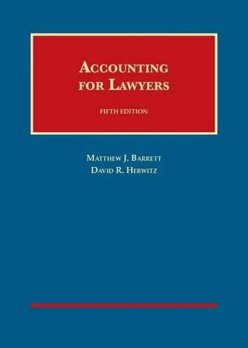 Accounting for Lawyers (University Casebook Series)