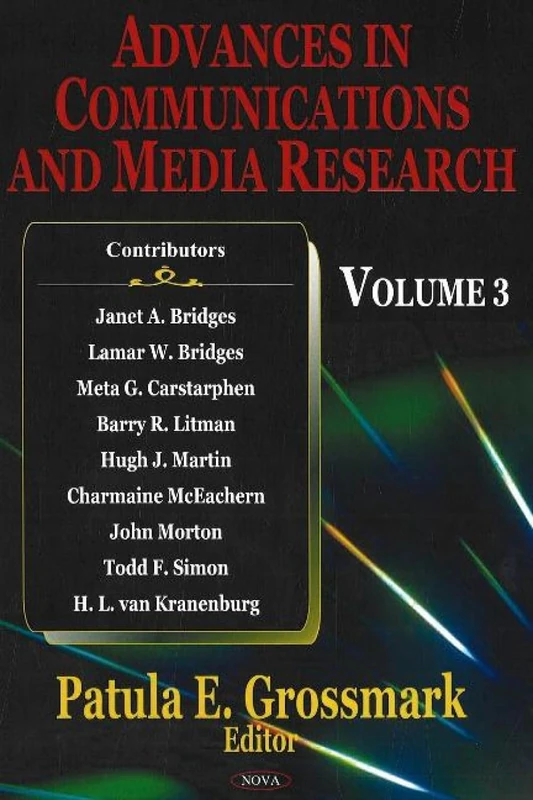 Advances in Communications and Media Research, Volume 3: v. 3