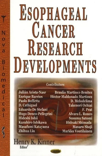New Research on Esophageal Cancer (Horizons in Cancer Research)