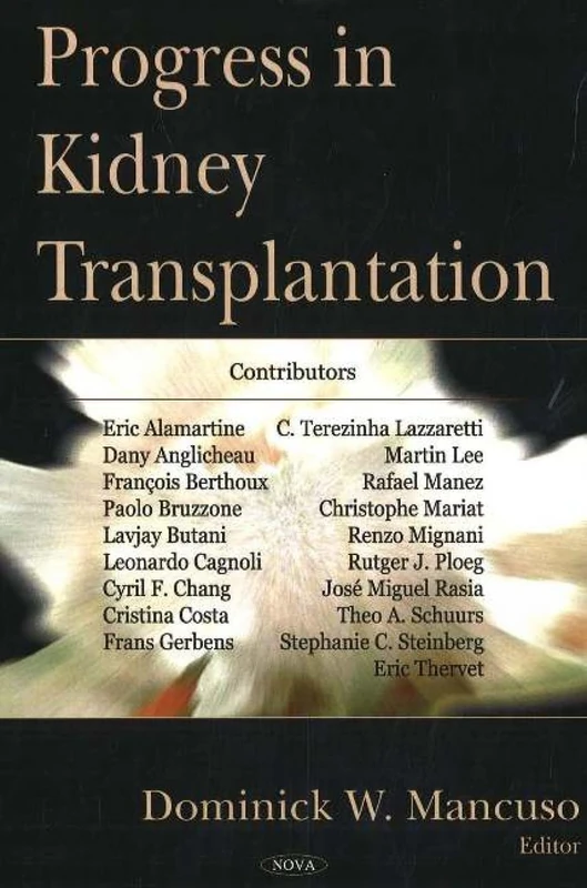 Progress in Kidney Transplantation - Nova Science Publishers