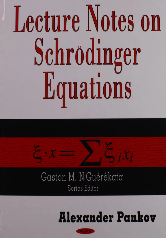 Lecture Notes on Schrodinger Equations (Contemporary Mathematical Studies)
