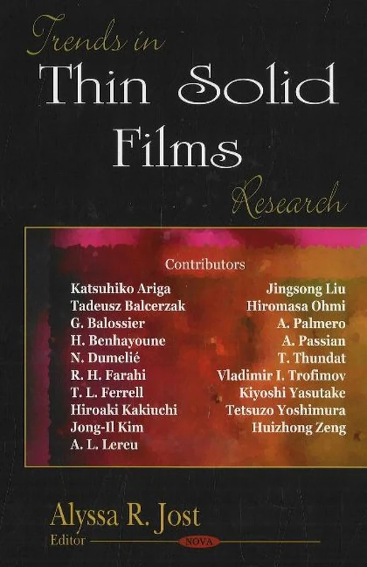 Trends in Thin Solid Films Research - Nova Science Publishers