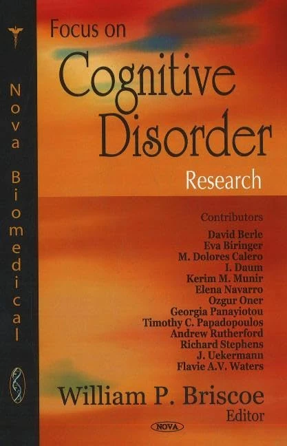 Focus on Cognitive Disorder Research - Nova Science Book