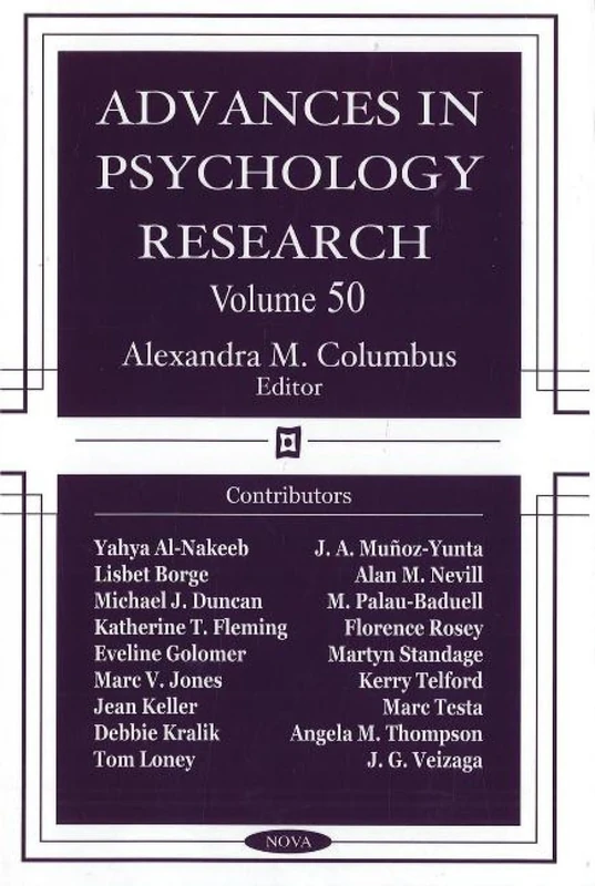 Advances in Psychology Research: v. 50 - Volume 50 Book
