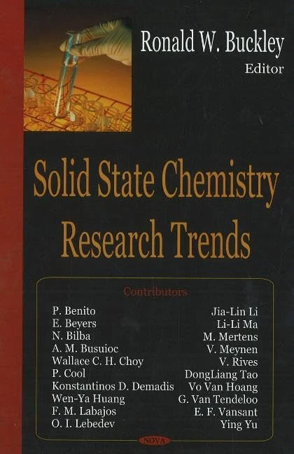Nova Science Solid State Chemistry Research Trends Book