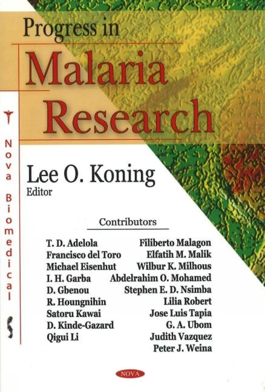 Progress in Malaria Research - Nova Science Publishers Inc