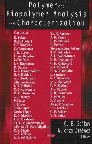 Polymer and Biopolymer Analysis and Characterization