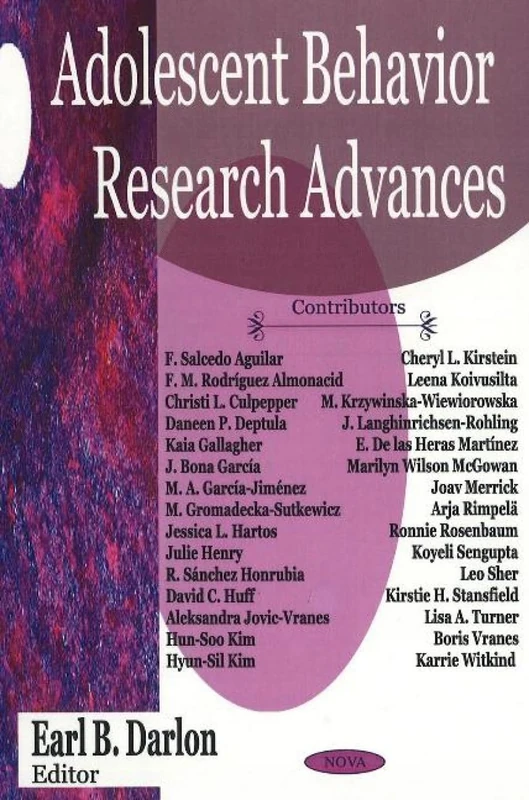 Adolescent Behavior Research Advances - Nova Science Publishers