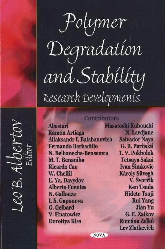 Polymer Degradation and Stability Research Developments Book