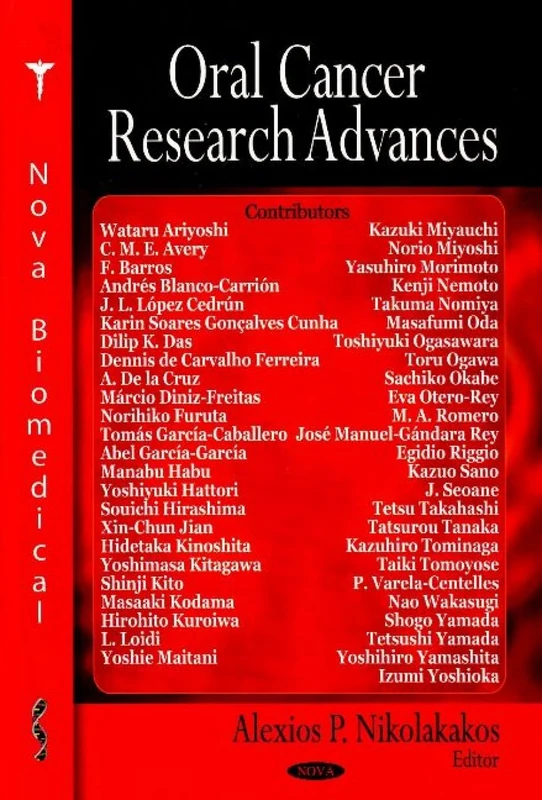 Oral Cancer Research Advances - Nova Science Pub Inc Book