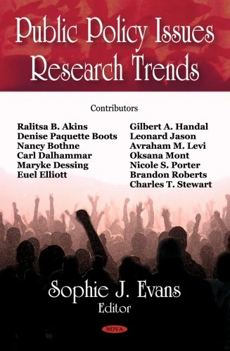 Public Policy Issues Research Trends - Nova Science Publishers