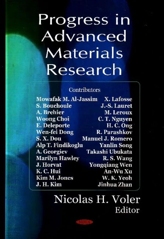 Nova Science - Progress in Advanced Materials Research Book