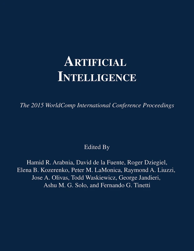 Mercury Learning Artificial Intelligence 2015 Conference Book