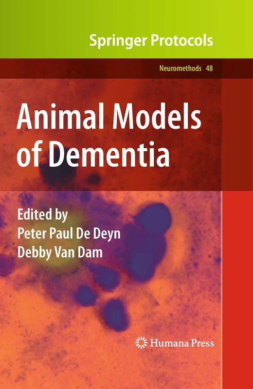 Animal Models of Dementia: 48 (Neuromethods, 48)