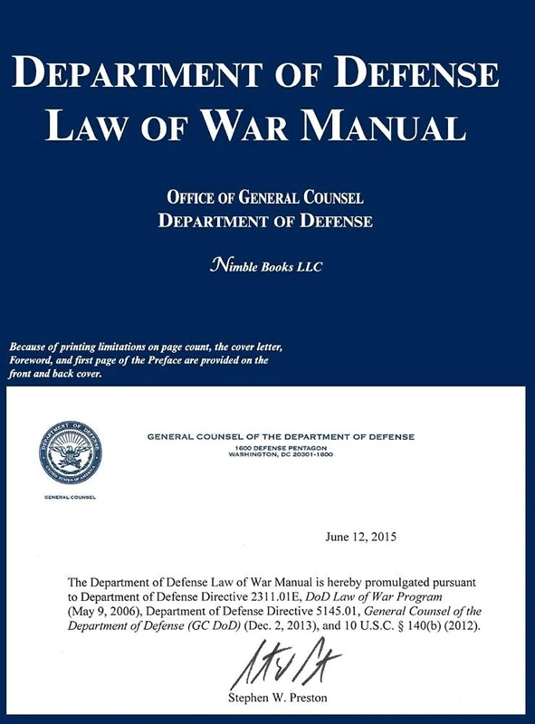 Department of Defense Law of War Manual - Image 1