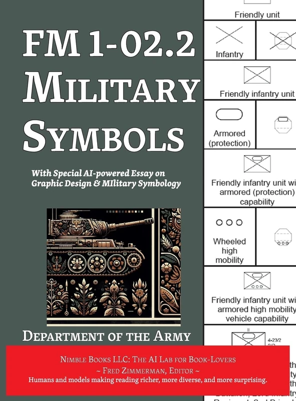 FM 1-02.2 Military Symbols: With Special AI-powered Essay on Graphic Design & Military Symbology (AI Lab for Book-Lovers) - Image 1