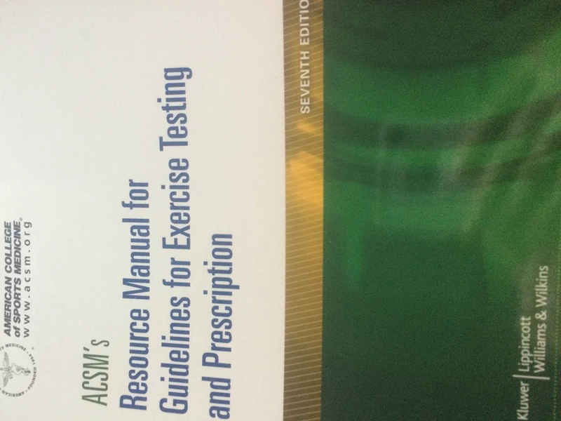 ACSM's Resource Manual for Guidelines for Exercise Testing and Prescription (Ascms Resource Manual for Guidlies for Exercise Testing and Prescription) (American College of Sports Medicine)
