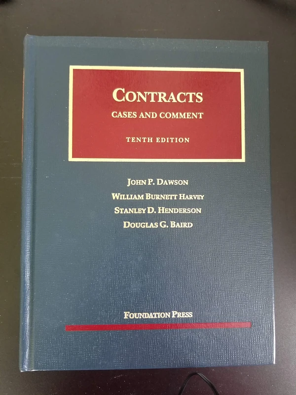Contracts (University Casebook Series)