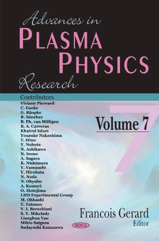 Advances in Plasma Physics Research: v. 7: Volume 7